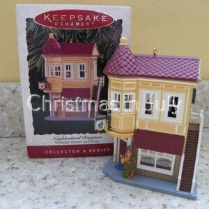 Hallmark 1994 Neighborhood Drugstore Nostalgic Houses Series Christmas Ornament